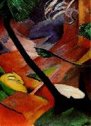 Franz Marc Deer in the Woods II, 1912 oil on canvas